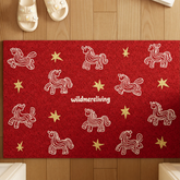 Nebula Horse Festive Tufted Entryway Mat