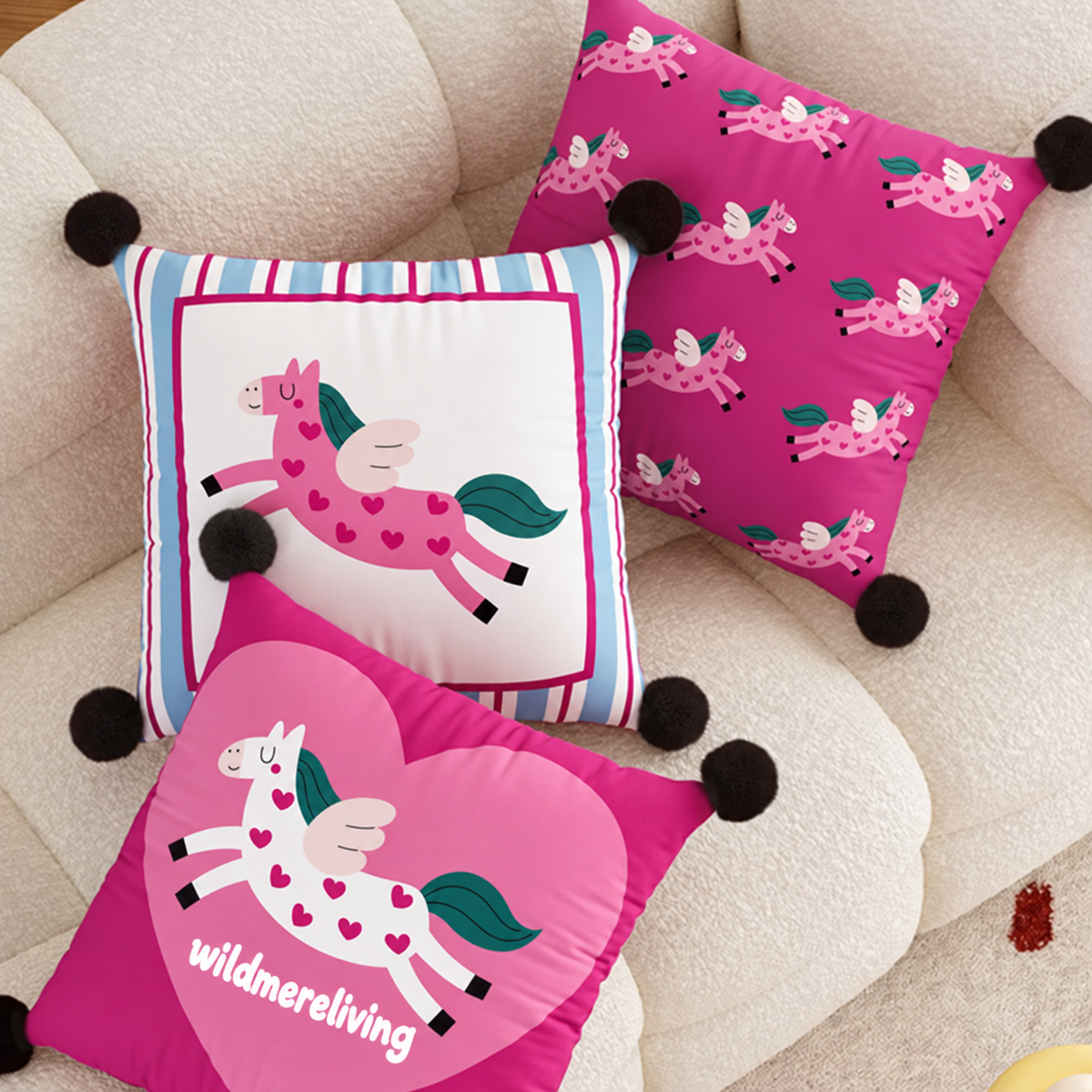 Love Pegasus Decorative Cushion