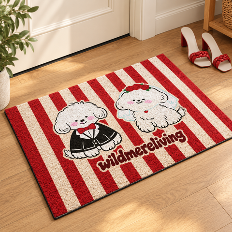 Joyful Wedding Tufted Entryway Mat