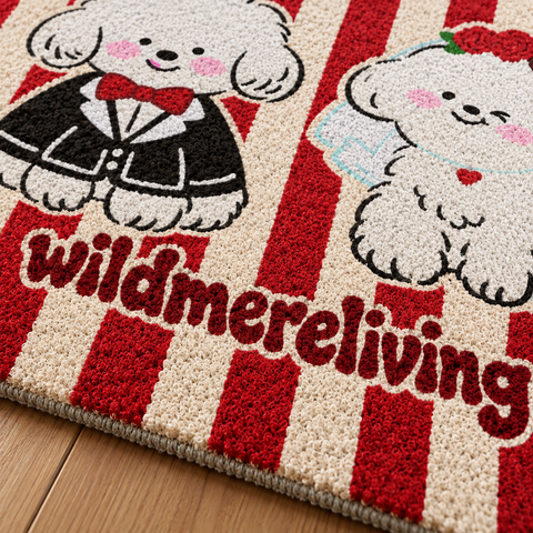 Joyful Wedding Tufted Entryway Mat